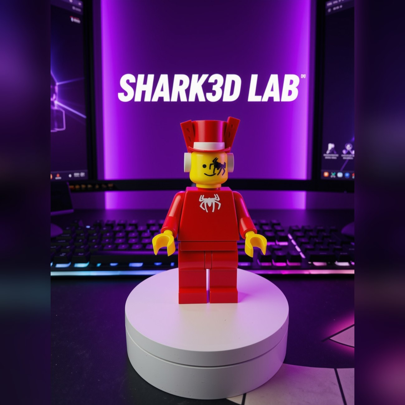 Sammy Admin Brainrot — Boneco Roblox 3D