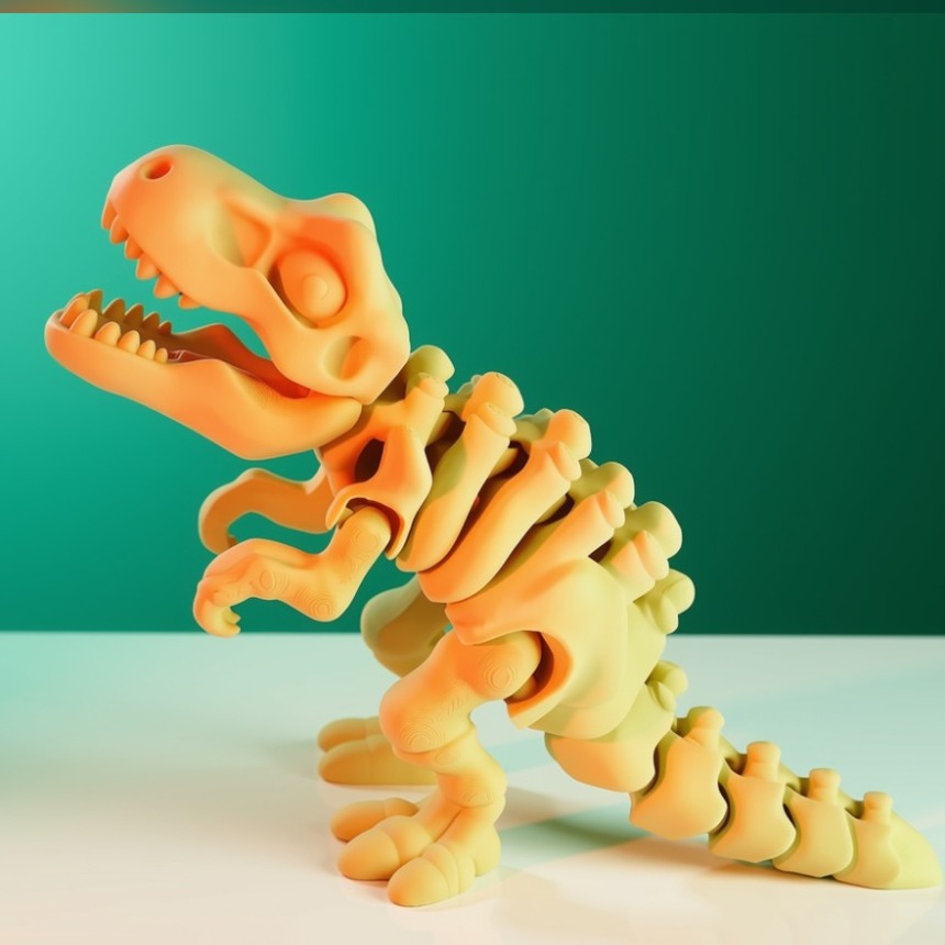 Esqueleto Flexível de T-Rex